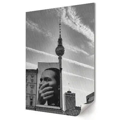 Poster de perete cu Berlinul alb-negru