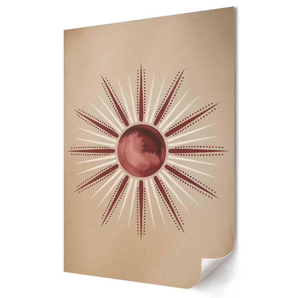 Poster decorativ minimalist Strălucire însorită