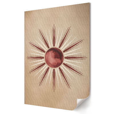 Poster decorativ Strălucire însorită într-un stil minimalist