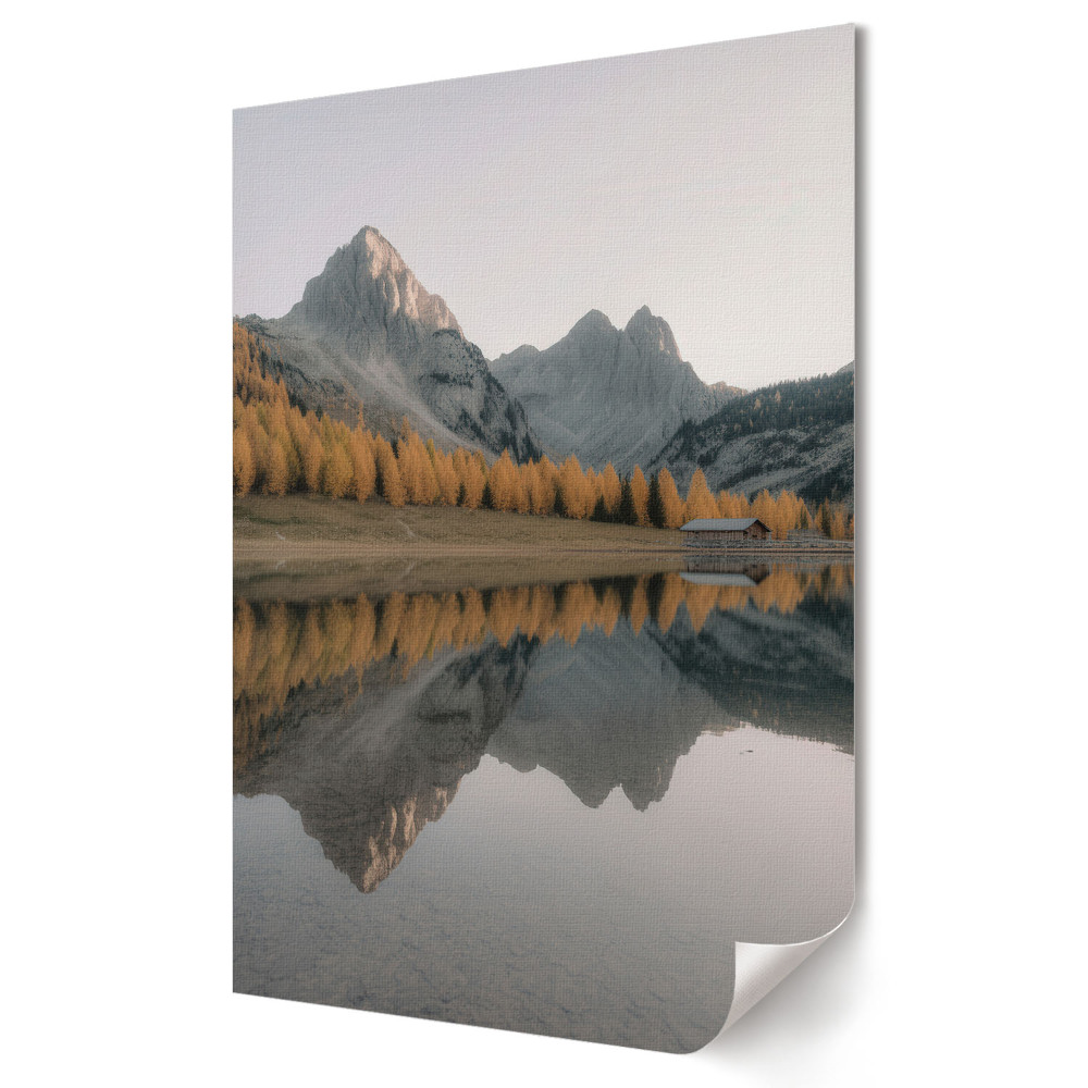 Poster decorativ Peisaj montan în culorile toamnei