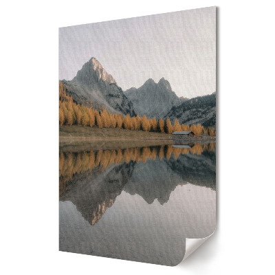 Poster decorativ Peisaj montan în culorile toamnei