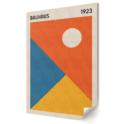 Grafică murală pe pânză Bauhaus 1923: Culori și geometrie