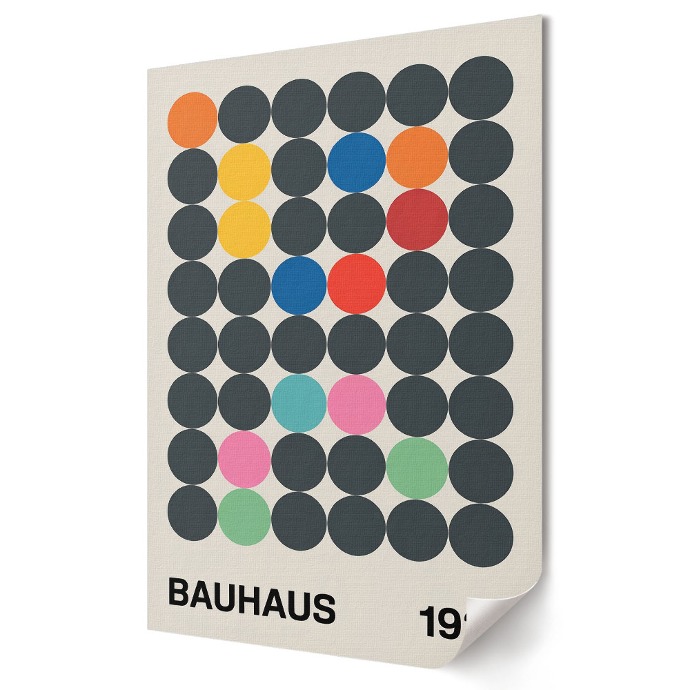Poster de perete Bauhaus: Culori și forme în armonie