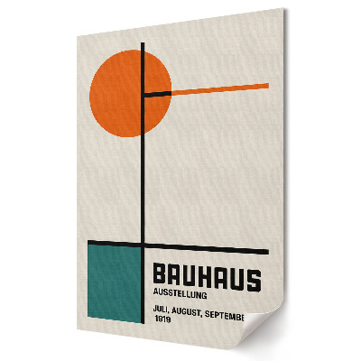 Grafică murală pe pânză Bauhaus: Expoziția de Artă și Design din 1919