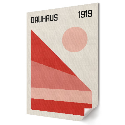 Poster de perete Bauhaus 1919: Geometrie minimalistă și culoare