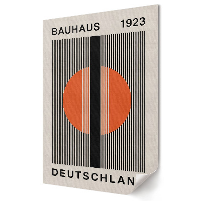 Grafică murală pe pânză Bauhaus 1923: Geometrie și culoare