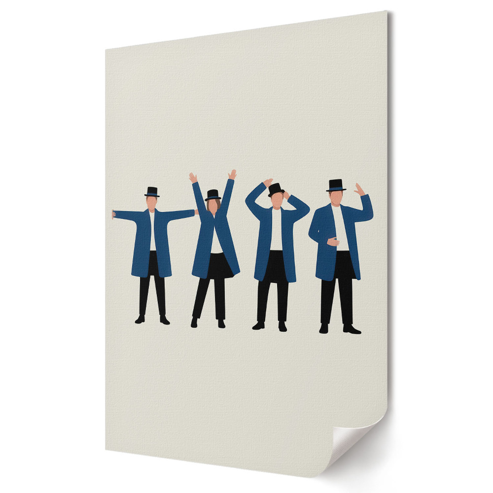 Poster decorativ Dans retro elegant