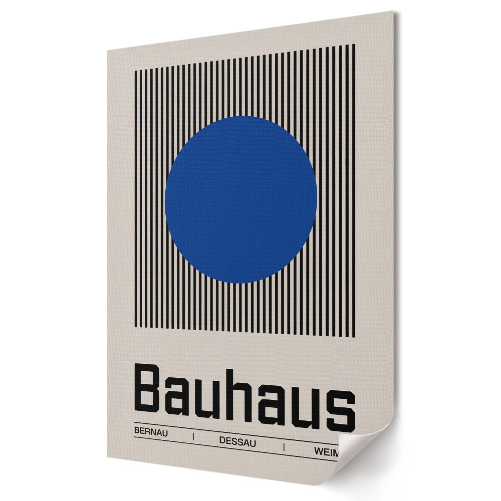 Poster decorativ Bauhaus: Minimalism și geometrie în design