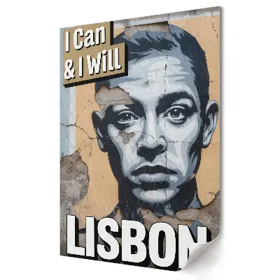 Tablou canvas Un mesaj puternic de la Lisabona