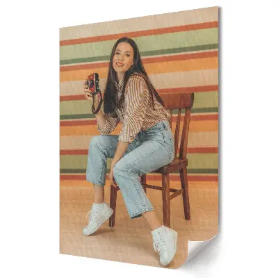 Poster decorativ cu o ședință foto elegantă în stil retro
