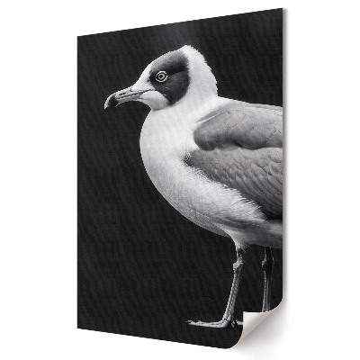 Poster de perete Eleganța unei păsări în alb și negru