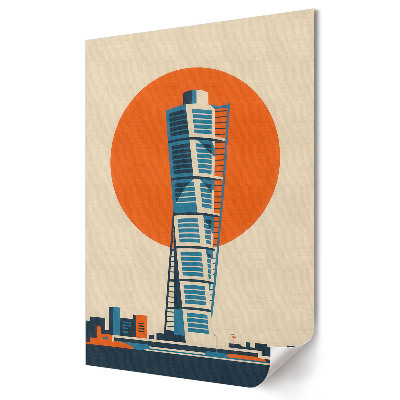 Poster de perete Arhitectura modernă în peisajul urban