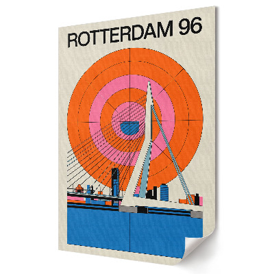 Grafică murală pe pânză Arhitectura modernă a Rotterdamului 96