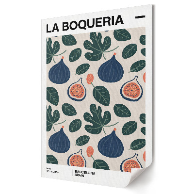 Poster de perete Modele de smochine din La Boqueria