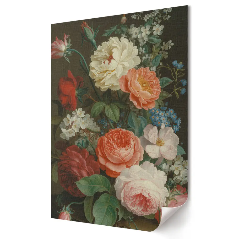 Poster decorativ cu buchet floral în stil clasic