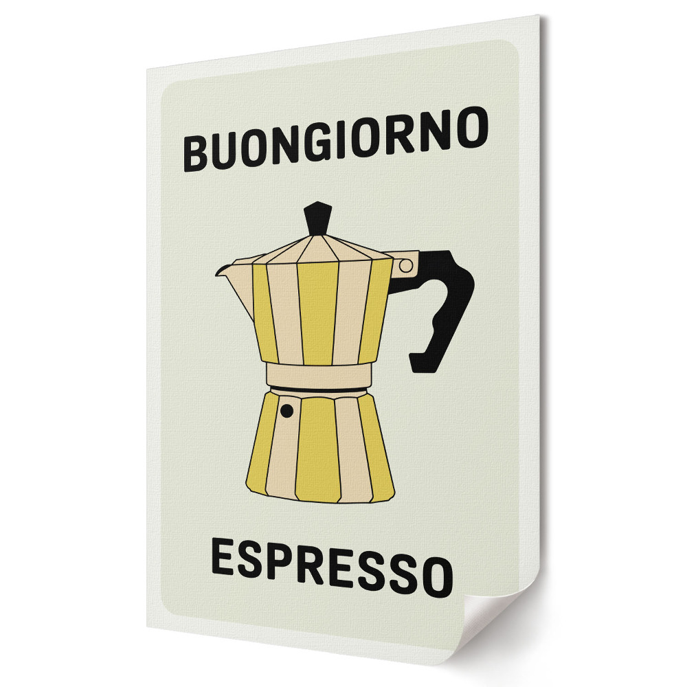 Poster de perete Cafeaua de dimineață cu accent italian