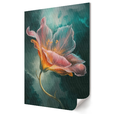 Poster decorativ Fantezie florală în culori pastelate