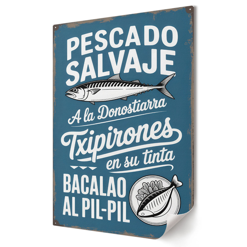 Poster de perete Arome tradiționale ale bucătăriei basce