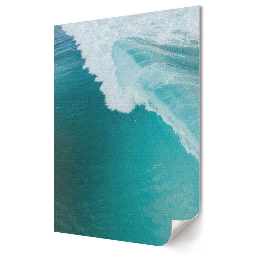 Poster decorativ Un val în oceanul turcoaz
