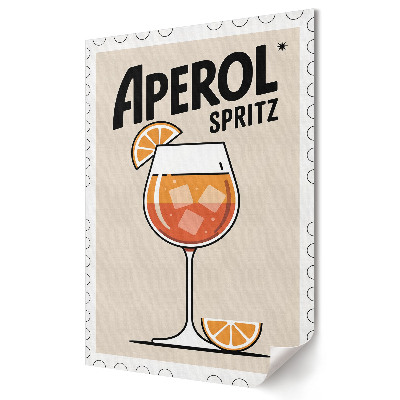 Poster decorativ Un Aperol Spritz răcoritor la soare