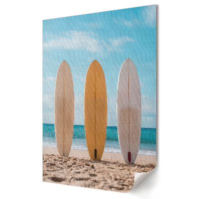 Poster de perete Atmosferă de surfing pe o plajă însorită