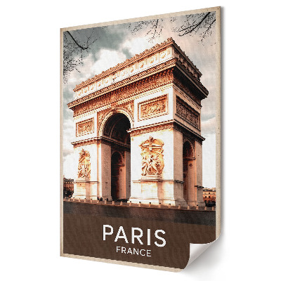 Grafică murală pe pânză Arcul de Triumf din Paris