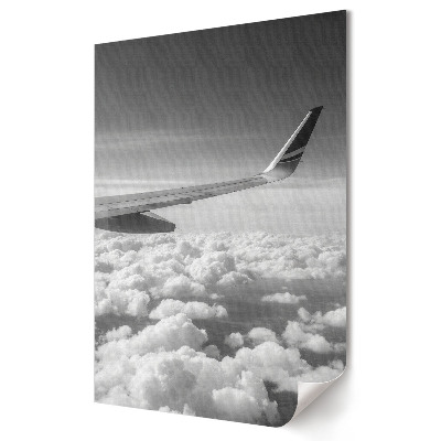 Grafică murală pe pânză Vedere dintr-un avion deasupra norilor