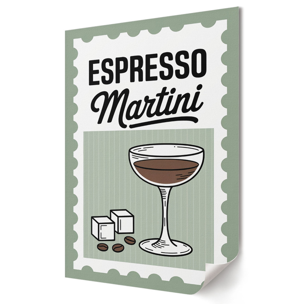 Poster decorativ Cafea într-un cocktail Espresso Martini