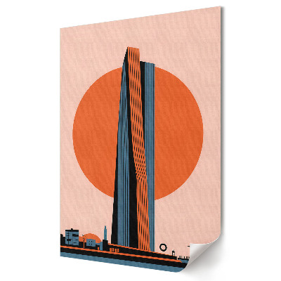 Poster de perete Arhitectura modernă în peisajul urban