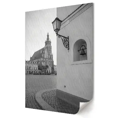Poster de perete Cracovia alb-negru
