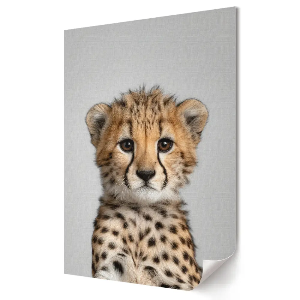 Tablou canvas cu pui de ghepard