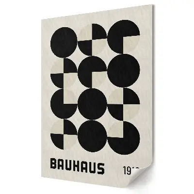 Poster decorativ cu design minimalist în stil Bauhaus