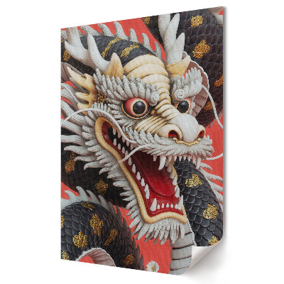 Poster decorativ Dragon în stil tradițional japonez