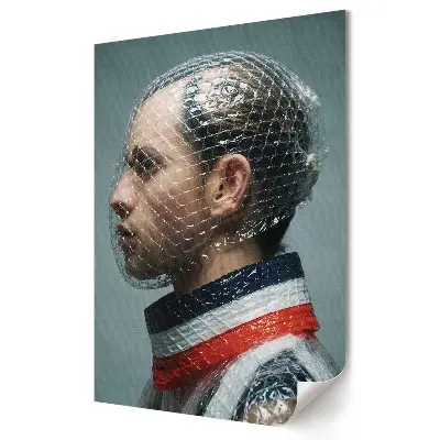 Poster de perete cu modă futuristă și protecție pentru față