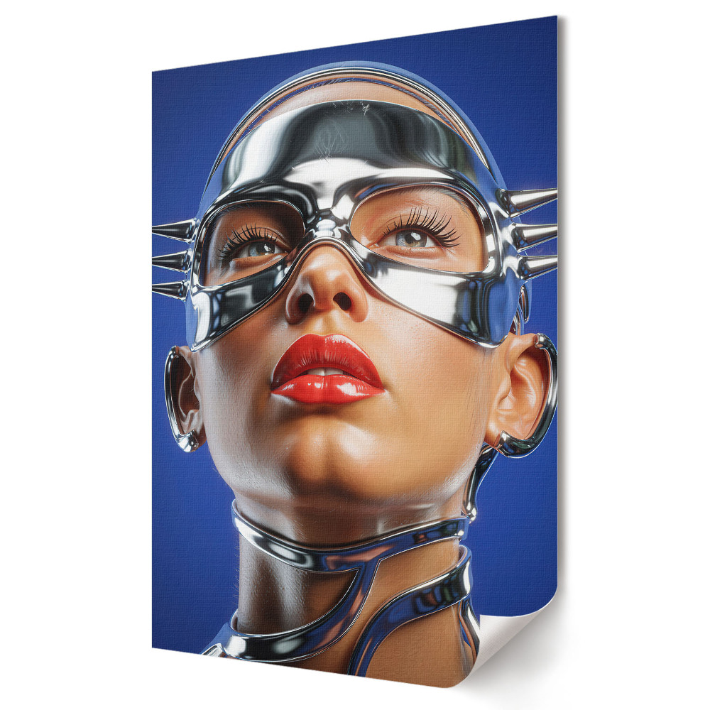 Poster decorativ O viziune futuristă a unei femei moderne