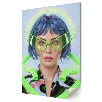 Poster de perete Modă futuristă în culori neon