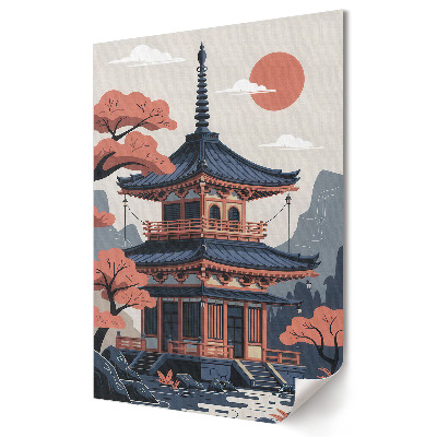Poster de perete Liniște într-un peisaj zen japonez