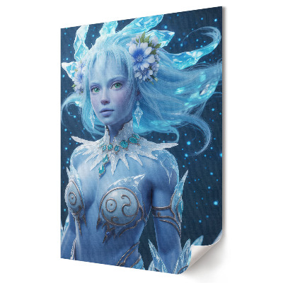Poster de perete Figura magică a zeiței gheții