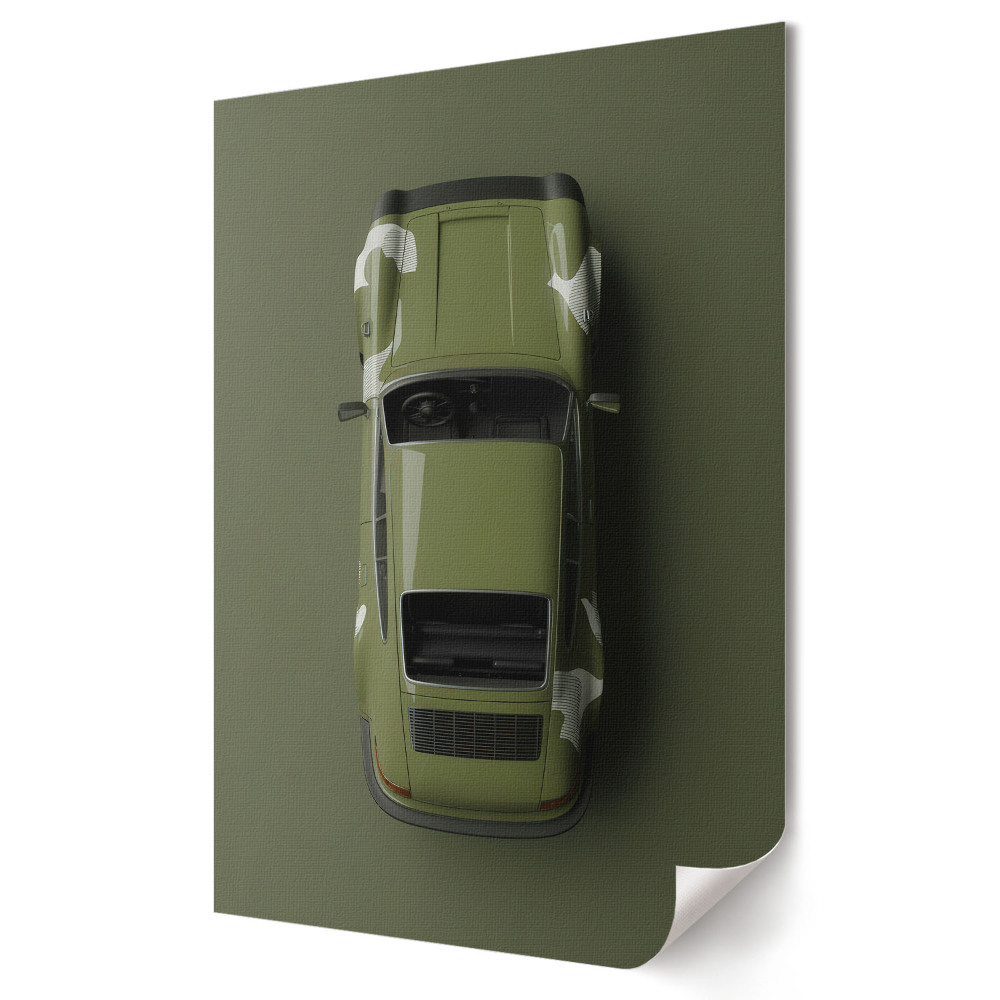 Grafică murală pe pânză Eleganța militară în industria auto