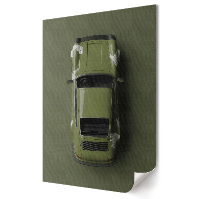 Grafică murală pe pânză Eleganța militară în industria auto