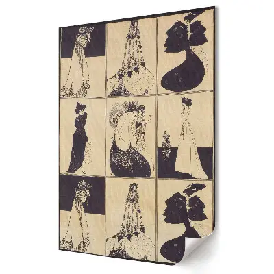 Poster decorativ cu design retro artistic