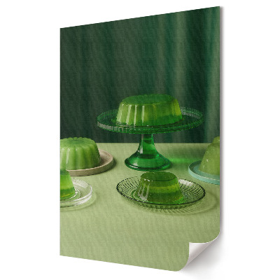 Poster de perete Jeleu verde într-o versiune elegantă