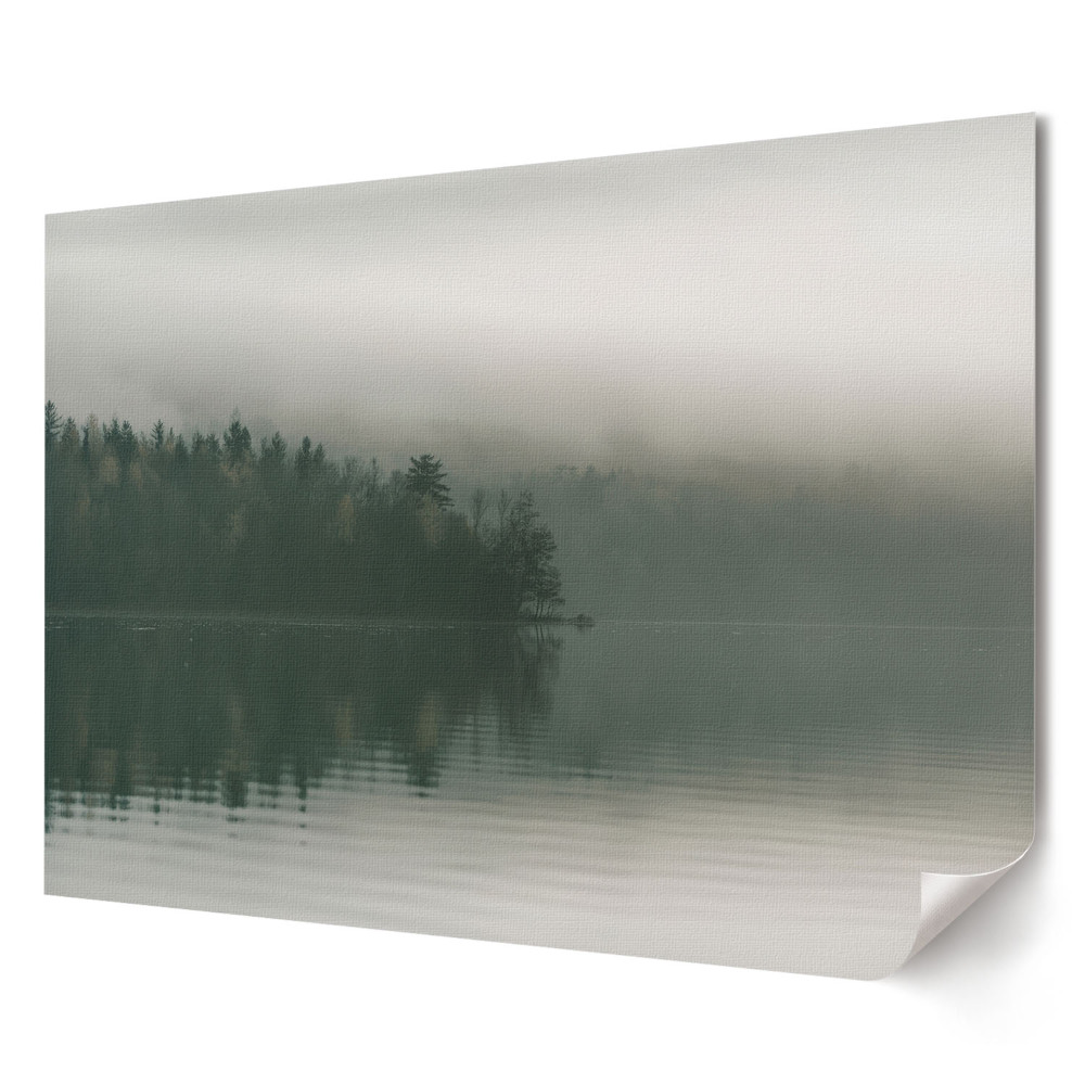 Poster de perete elegant Dimineață cețoasă peste lac