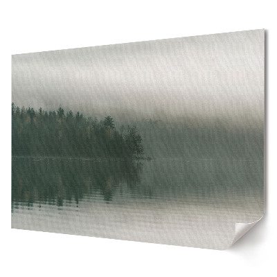 Poster de perete elegant Dimineață cețoasă peste lac