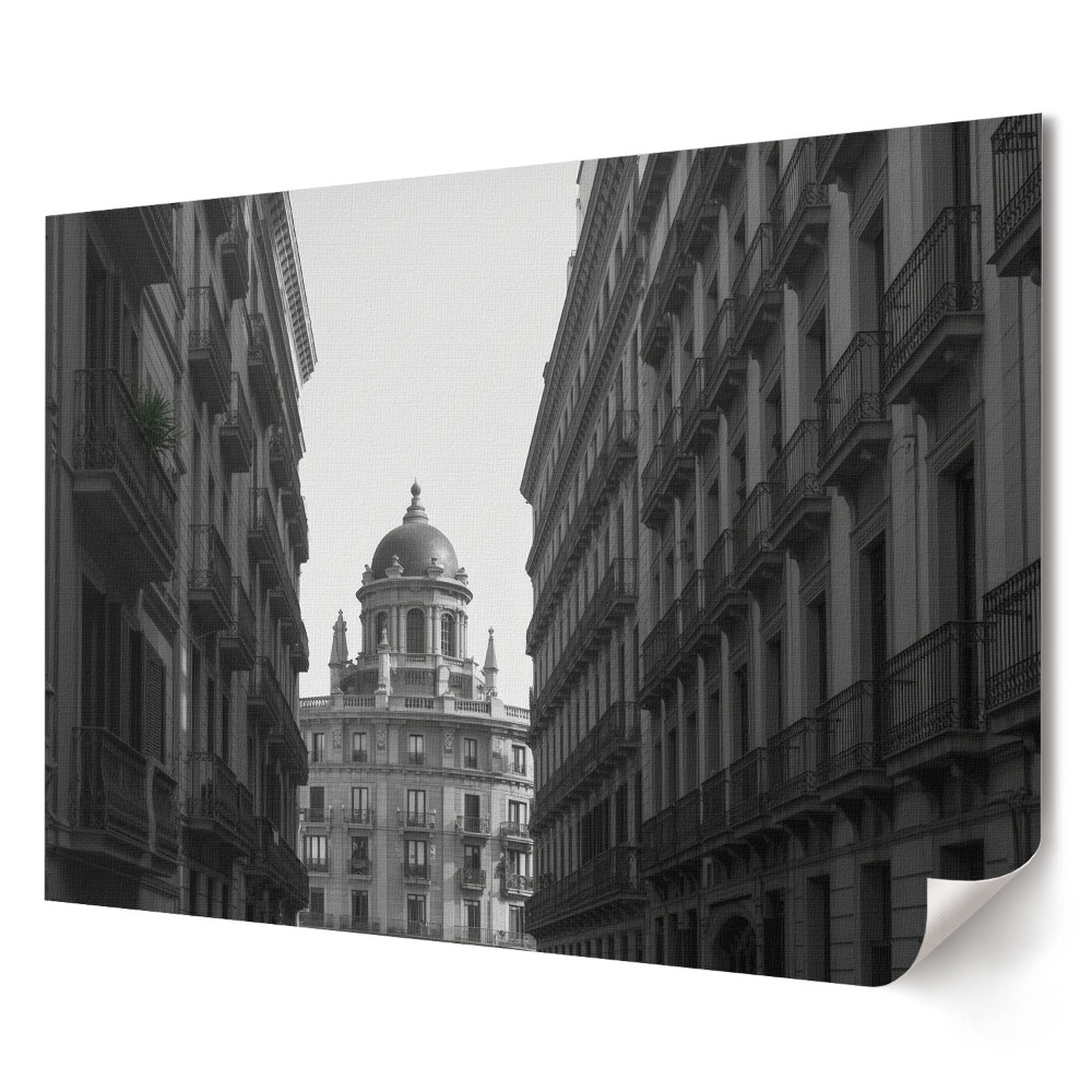 Tablou canvas modern Farmecul arhitecturii într-un decor monocromatic