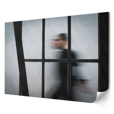 Tablou canvas modern Lumea încețoșată de afară,