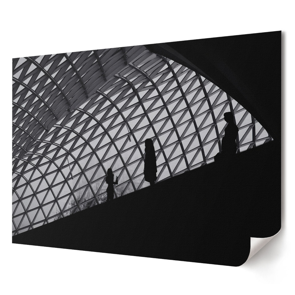 Tablou canvas modern Umbre în arhitectura modernă din sticlă
