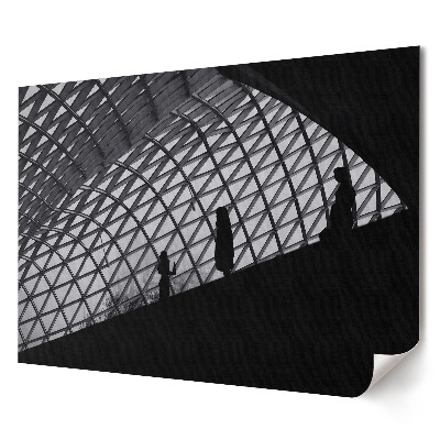 Tablou canvas modern Umbre în arhitectura modernă din sticlă