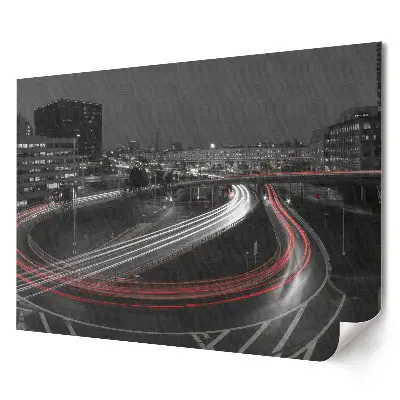 Poster de perete elegant cu peisaj urban nocturn