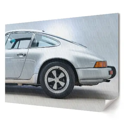 Poster de perete cu silueta unui Porsche clasic